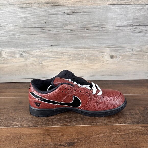 Nike x Limosine Skateboards SB Dunk Low Football Mens Size 10 Orange HJ4131 200 - Picture 6 of 9